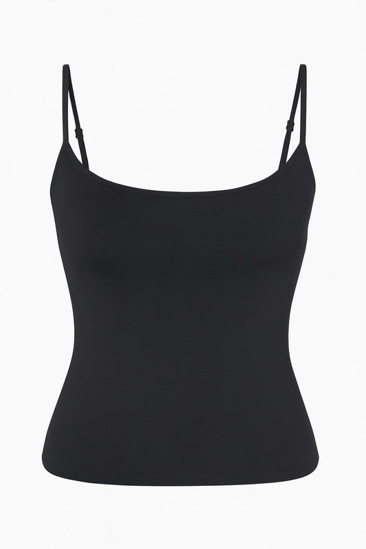 BLUSA DE TIRANTES NEGRA