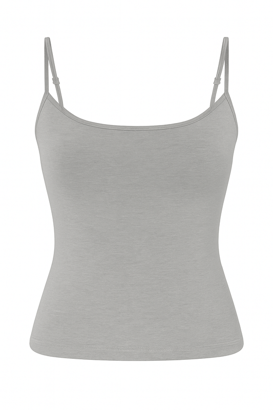 BLUSA DE TIRANTES GRIS