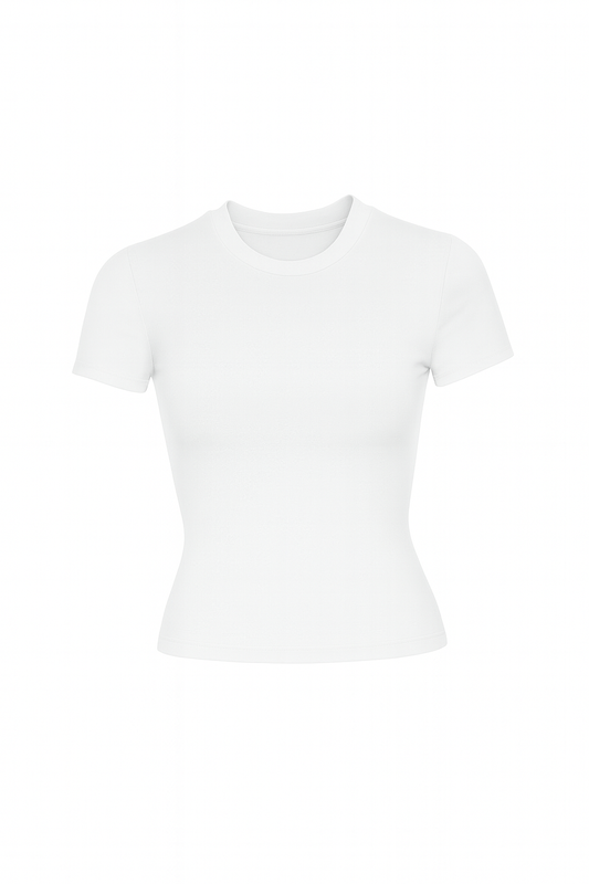 T-SHIRT AJUSTADA BLANCA