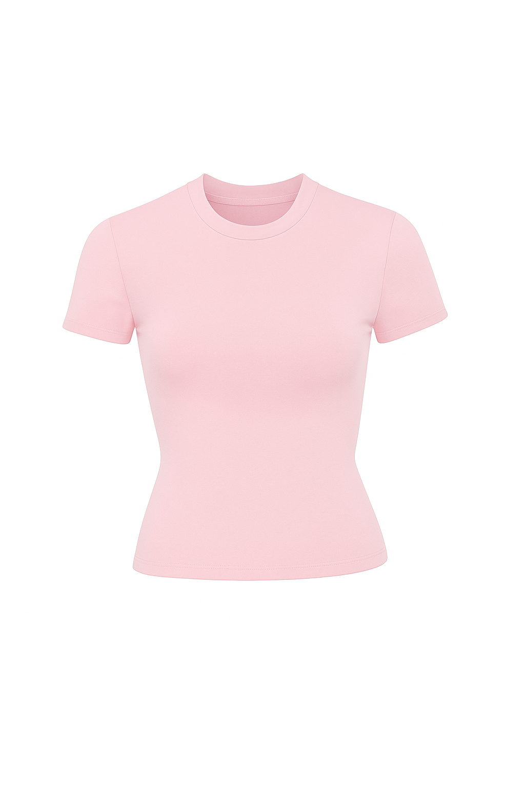 T- SHIRT AJUSTADA ROSA